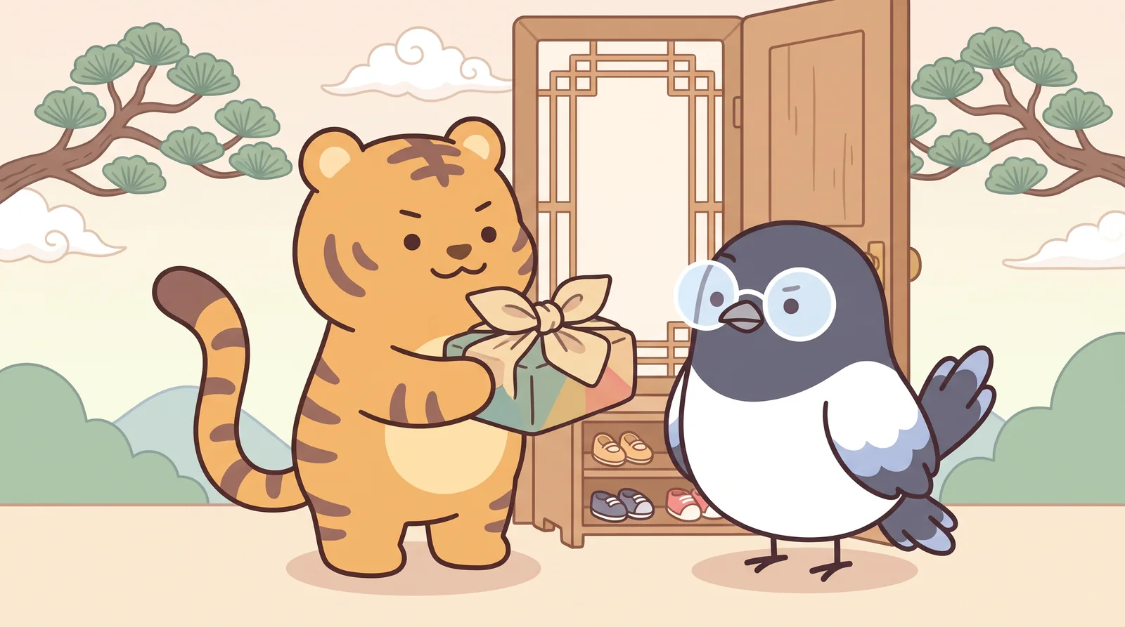 Hoya's first 집들이. He brings the wrong gift.